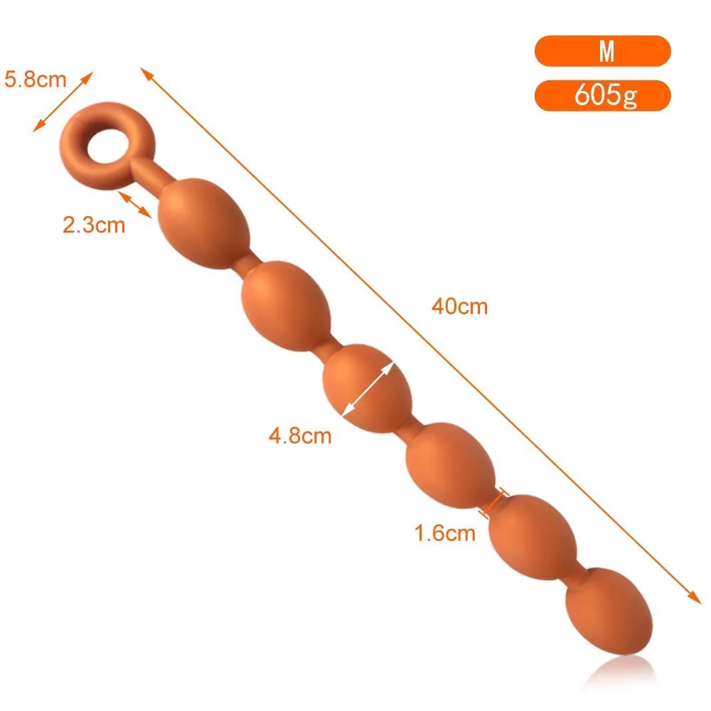 Sex toys for men and women extra long anal plug anal expansion masturbator extra long anal expansion beads