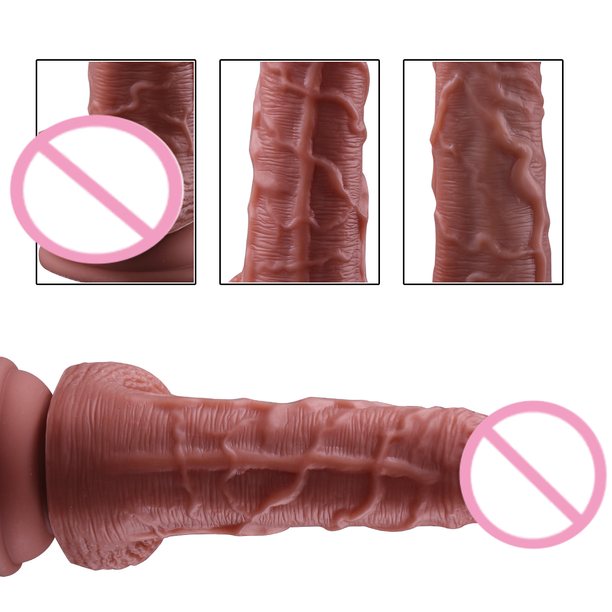 Soft Realistic Dildo Large Silicone Penis Vagina Suction Cup Anal Butt Plug Massage Adult Sexy Toys For Woman Sex Shop
