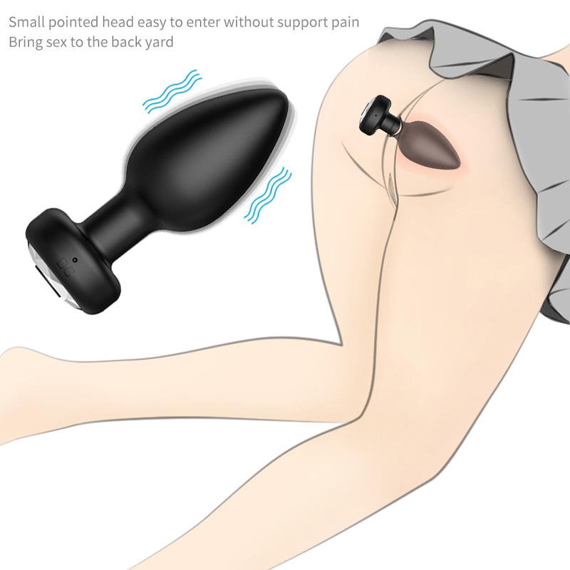 Smooth Touch female Butt Plug Intimate Metal Anal Plug with Crystal Jewelry Anal Bead Anus Dilator Anal Toys for Men Women
