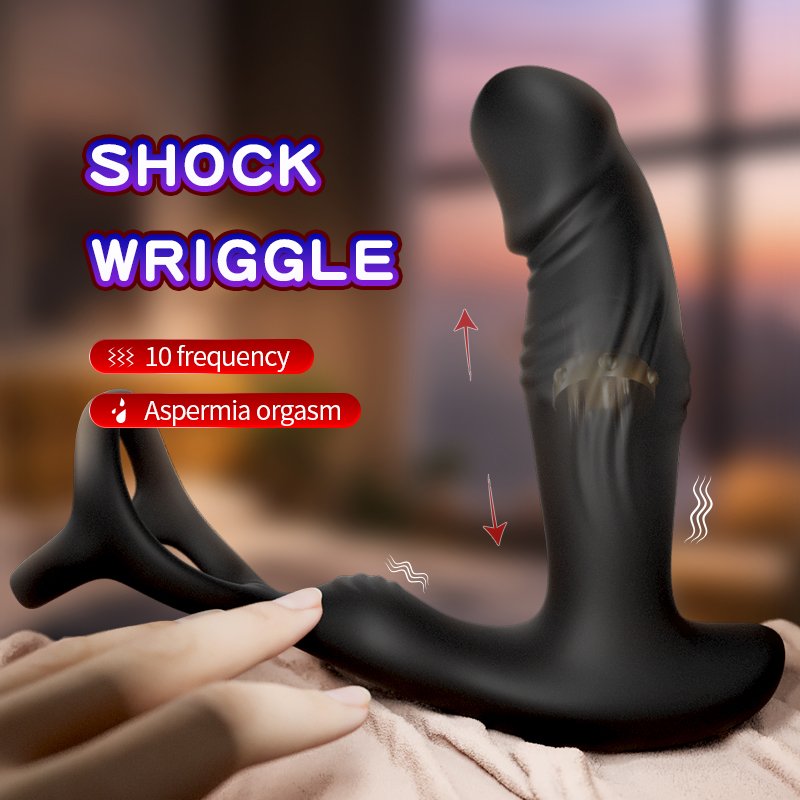 LOVE Amazing best seller of 21 vibrations anal plug with cock rings sex toys for men is selling hot