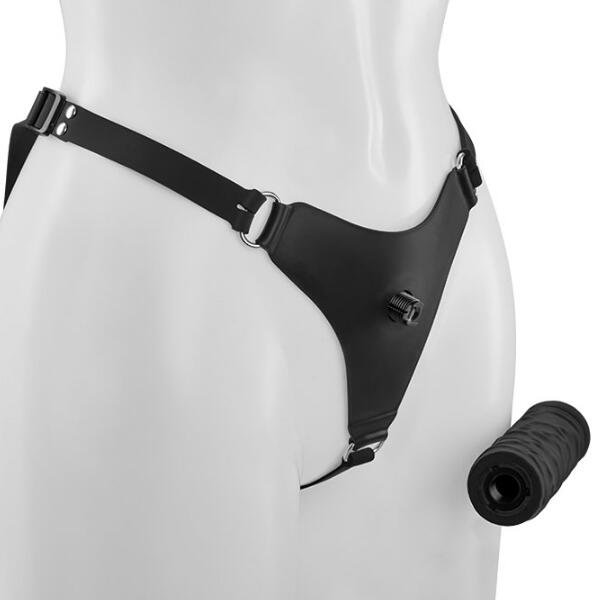 Huge strap-on harness silicone realistic dildo with belt black and strap on sex toys dildo