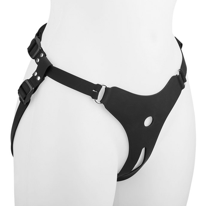 Huge strap-on harness silicone realistic dildo with belt black and strap on sex toys dildo