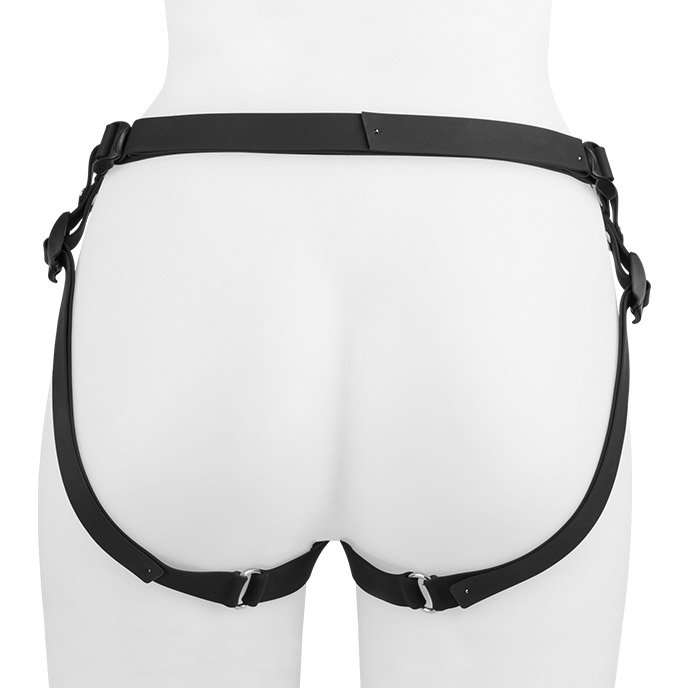 Huge strap-on harness silicone realistic dildo with belt black and strap on sex toys dildo