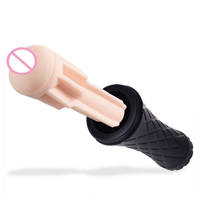 all in one Male Masturbator, Pocket Pussy with Realistic Mouth Textured Vagina and Tight Anus, Blow Job Stroker Anal Play