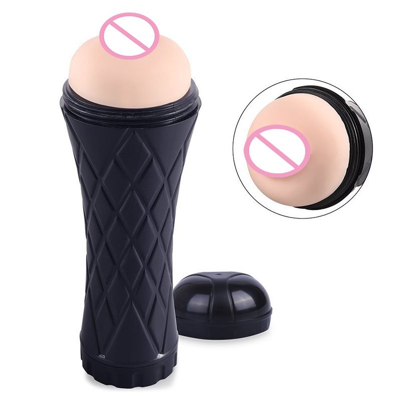 all in one Male Masturbator, Pocket Pussy with Realistic Mouth Textured Vagina and Tight Anus, Blow Job Stroker Anal Play