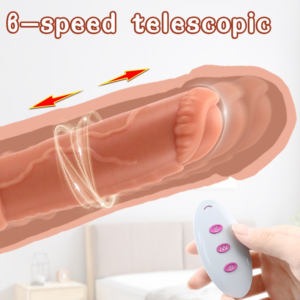 Thrusting Dildo Silicone Monster Dildo Vibrator For Women Masturbation G Spot With Remote Control For men Anal Sex Toys