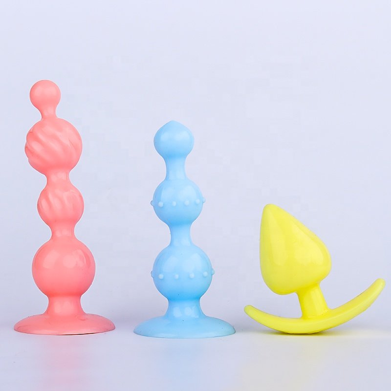 Anal Plug Set 3-in-1 Sexy Masturbation Ass Trainer Male/Female Prostate Massager Stimulator Masturbation Products Adult Sex Toys