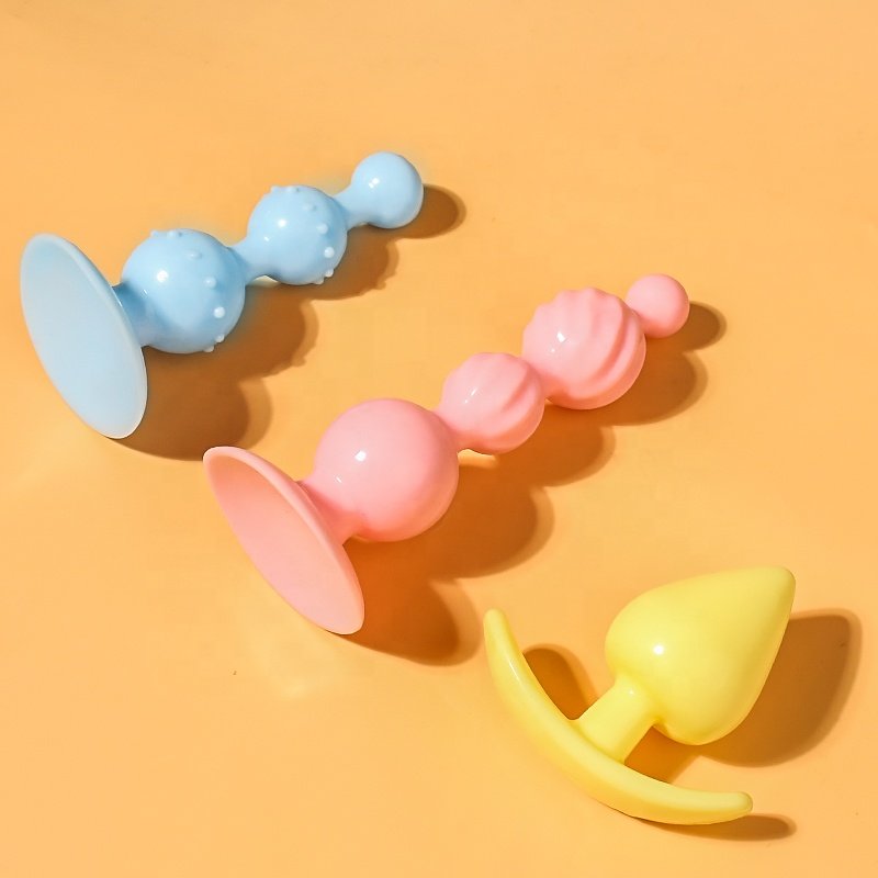 Anal Plug Set 3-in-1 Sexy Masturbation Ass Trainer Male/Female Prostate Massager Stimulator Masturbation Products Adult Sex Toys
