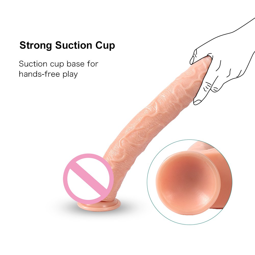 43cm Classic Pvc big Dildo artificial penis erotic sex toys anal for women huge realistic dong Sex Tools extra long dildo