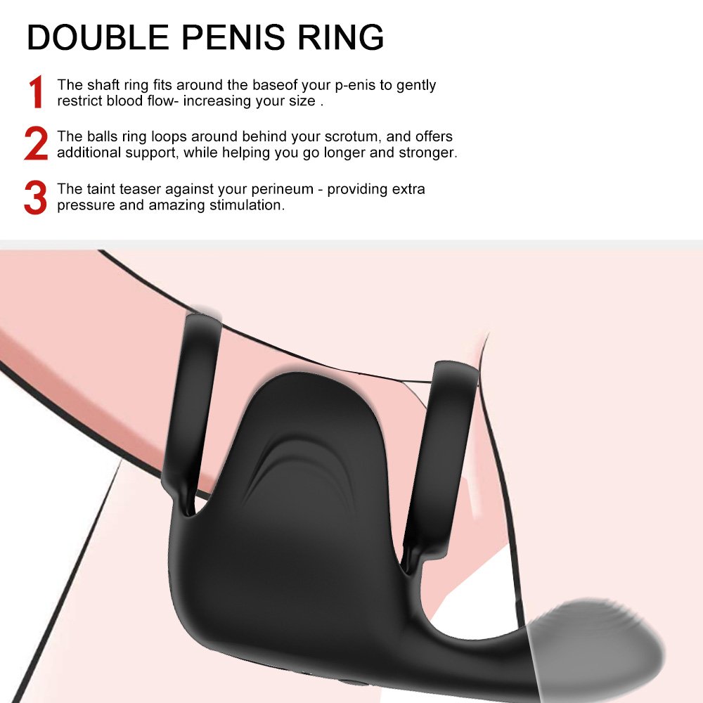 USB Power Male Abs Silicone Prostate Massage Vibrator Waterproof Anal Toys with Delay Ring Sex Toys for Men