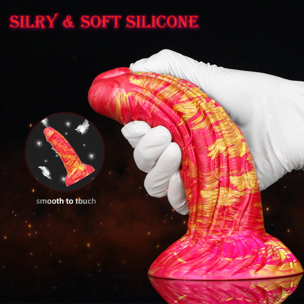 Wedtserha Women Masturbation Sex Toys Lifelike Alien Soft Cock Dragon Realistic Penis Flexible Dildo Silicone OEM & ODM