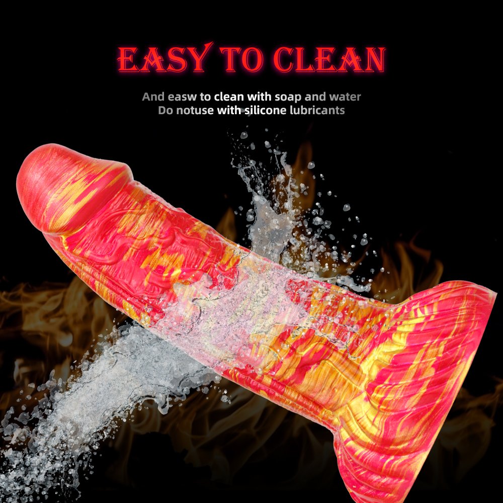 Wedtserha Women Masturbation Sex Toys Lifelike Alien Soft Cock Dragon Realistic Penis Flexible Dildo Silicone OEM & ODM