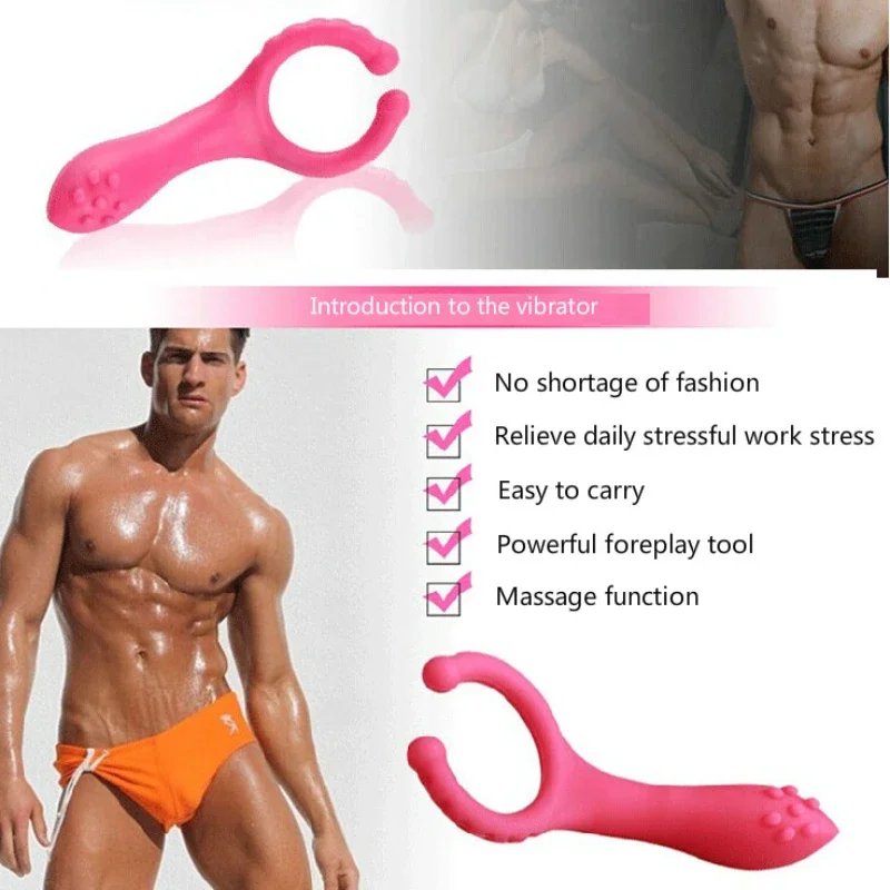 X vibration clip new silicone G-spot stimulation vibrator nipple masturbation vibrator adult game