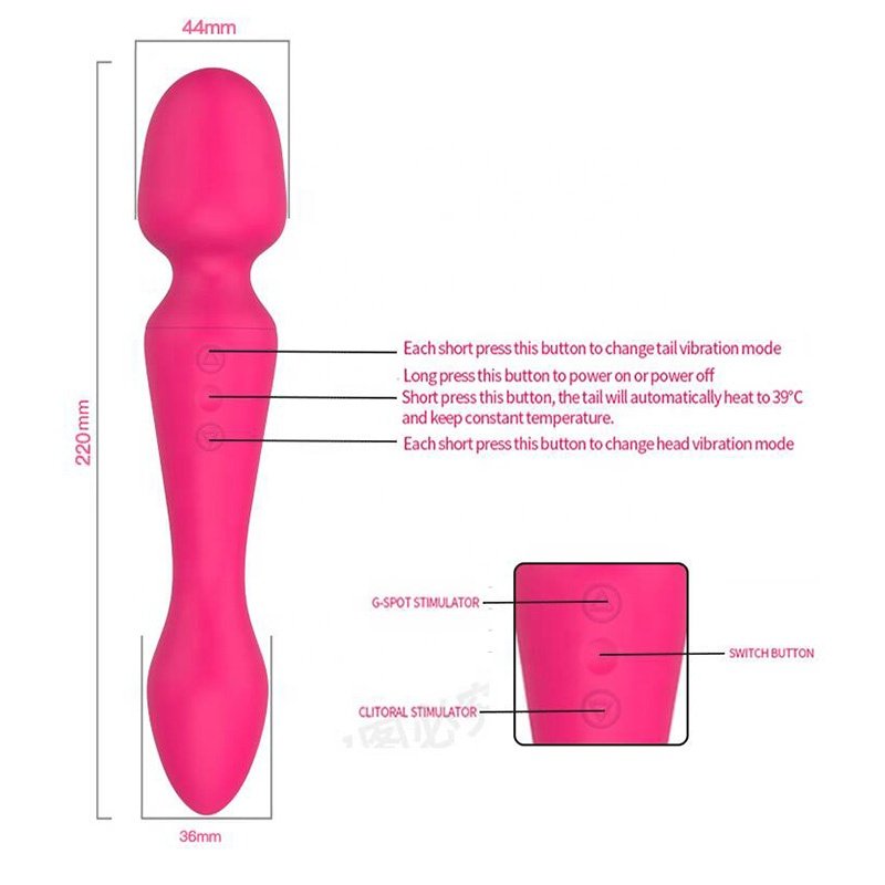 G Spot Dildo Vibrator for Female Vagina Clitoris Anal Stimulator, Waterproof Rechargeable Quiet Vibrating Powerful Vibrators sex