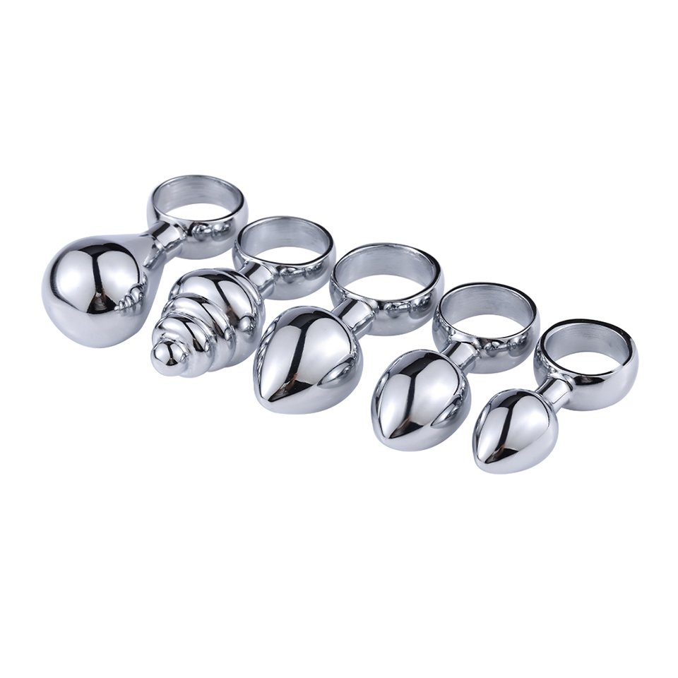 Mini 5 Size Metal Anal Plug Sex Toys Butt Plug Design Male Rings for Women and Men Juguetes Sexuales
