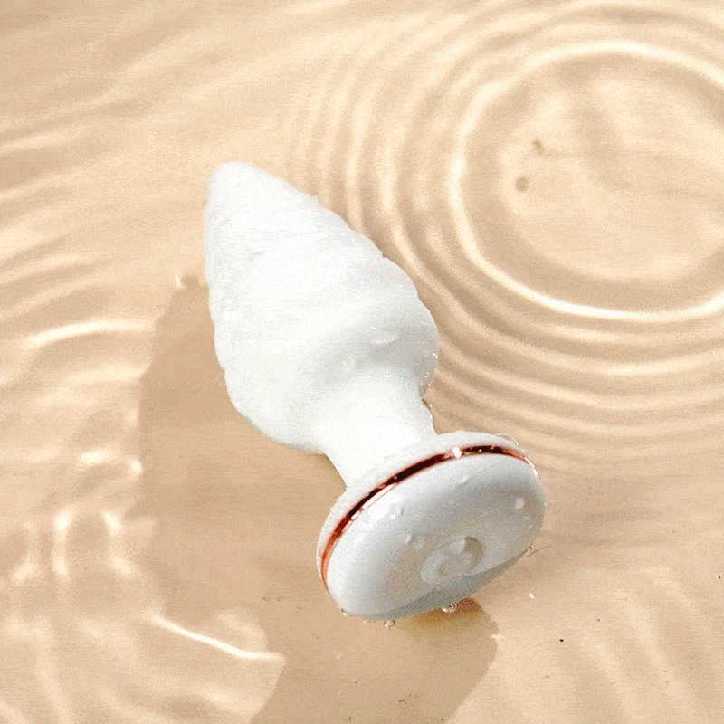 App Control Spiral Silicone Anal Vibrator