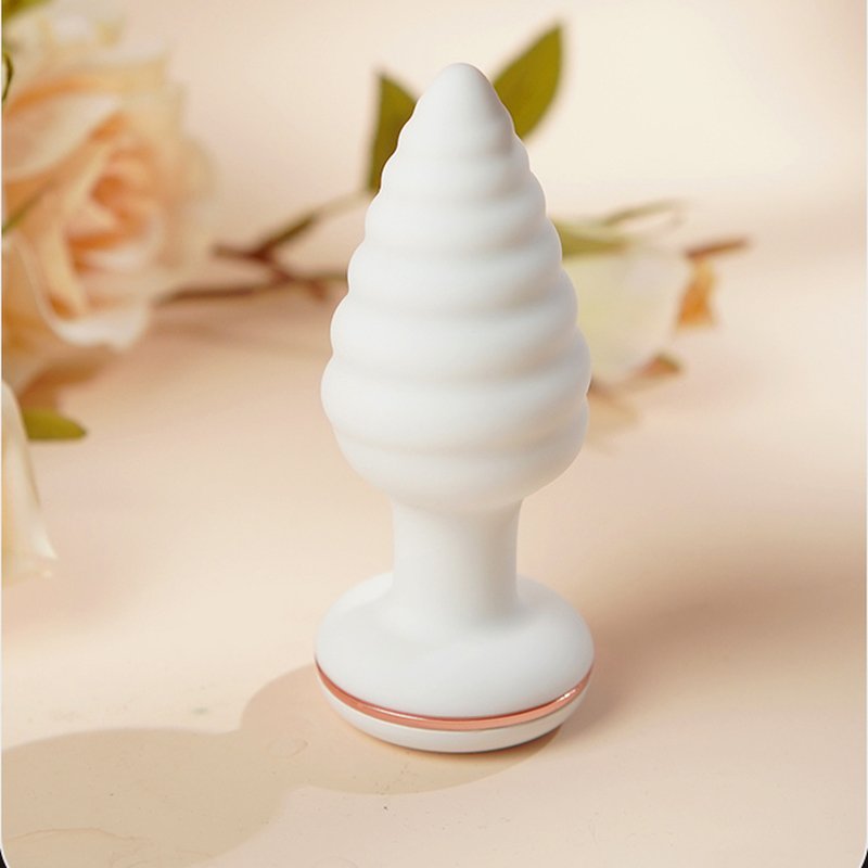 App Control Spiral Silicone Anal Vibrator
