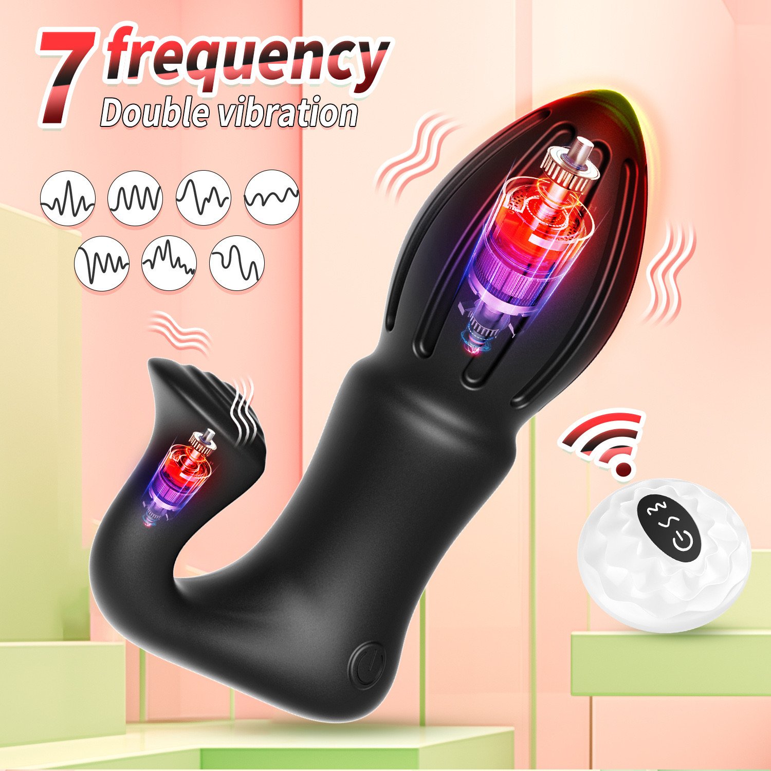 Wholesale Anal Vibrators Sex Toys For Men Remote Control Prostate Massager Vibrating Anal Butt Plug