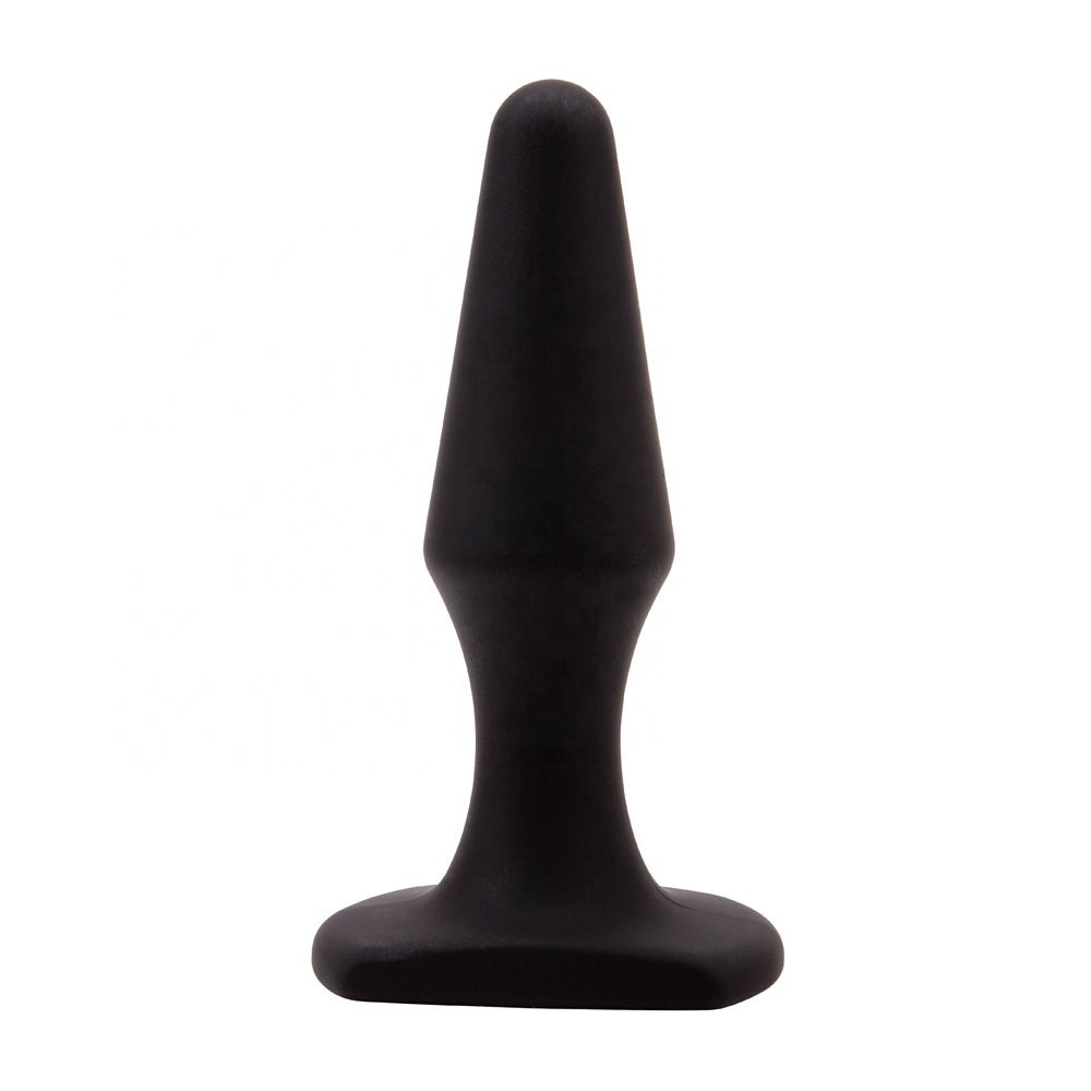 Black waterproof anal toys XL size 13.5cm 3.8cm silicone anal butt massage sex toys for men butt plug