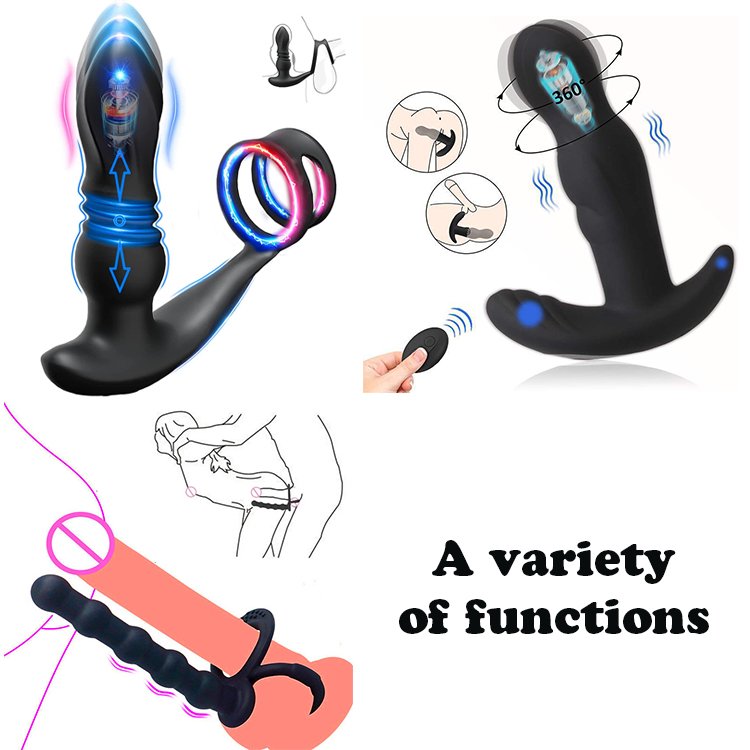 HMJ men women saxy sex toy male female pour femme gay huge remote control prostate massager vibrator butt dilator anal plug