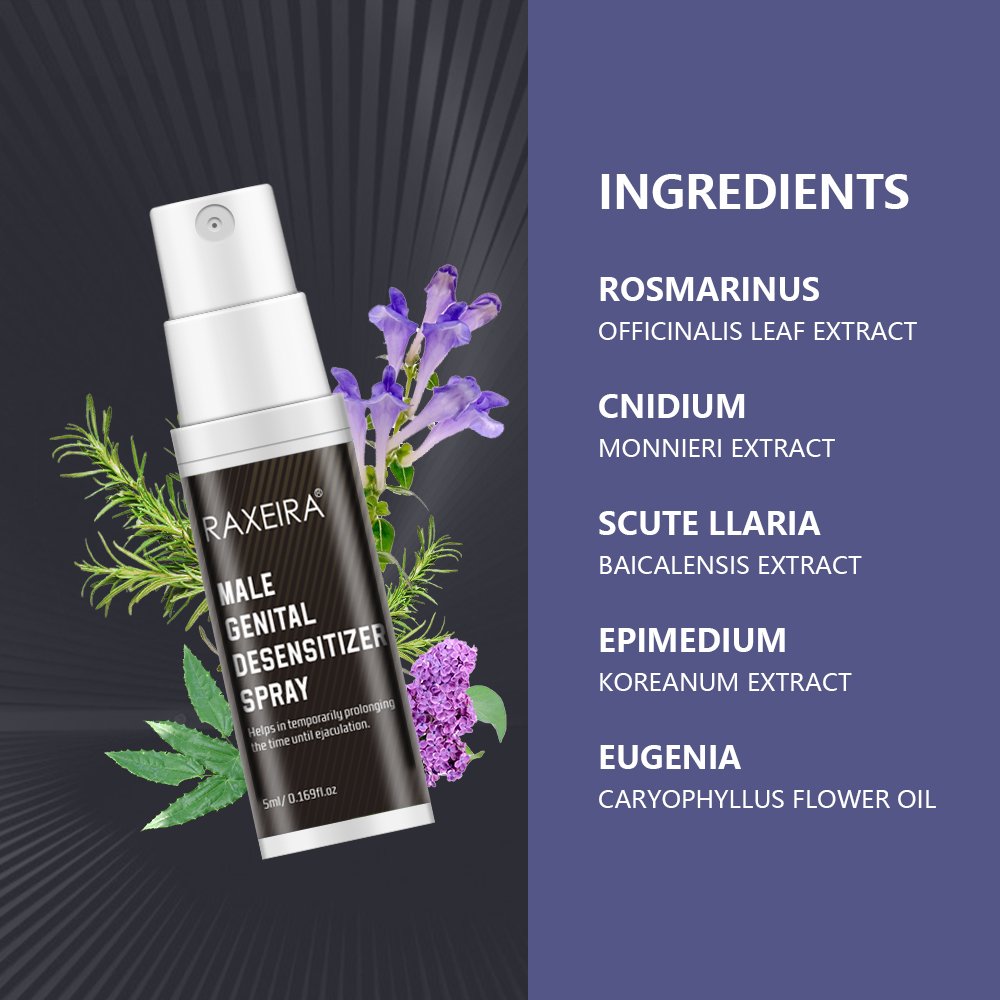 Private Label Keep Long Time Sex Stamina Boosting Energy Duration Male Genital Desensitizer Sexy Spray For Men