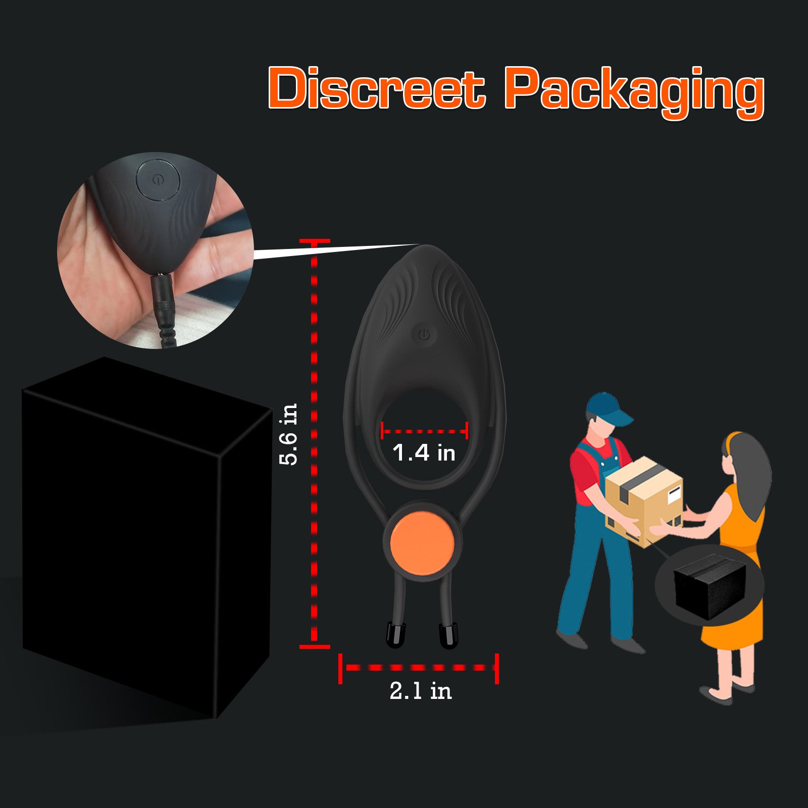 Adjustable Vibrating Penis Ring Cock Ring Vibrators Delay Ejaculation Scrotum Ball Stretcher Testicles Cock Sex Toys for Men