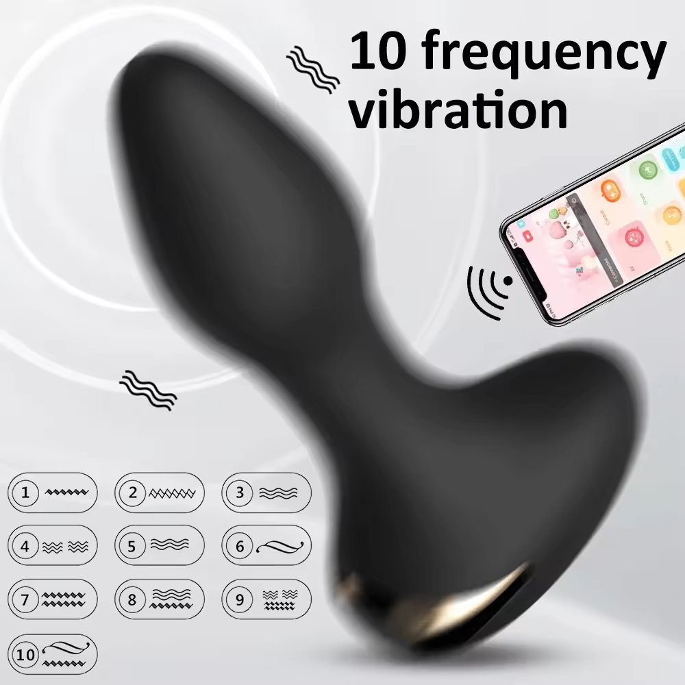 App Wireless Remote Control Butt Plug Vibrator Vibrating Anal Plug Prostate Massager Masturbation Adult Sex Toy Products