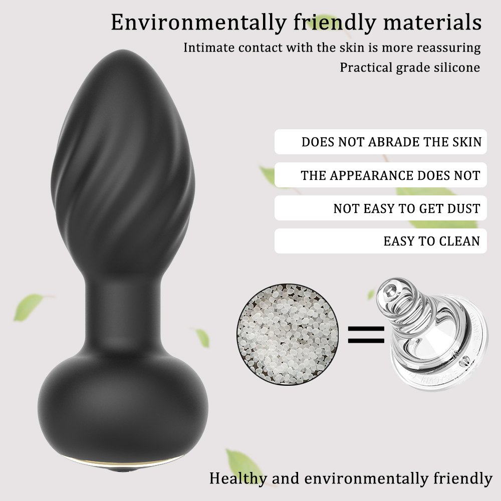 Anal butt plug silicone dildo vibrator sex toy