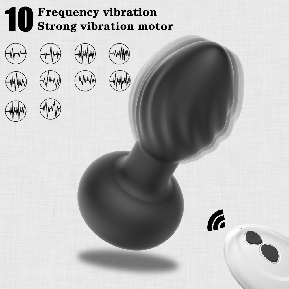 Anal butt plug silicone dildo vibrator sex toy
