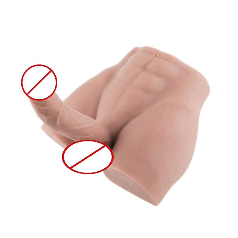 Lifelike Torso Male Sex Unisex Masturbator Tight Anal Sex Toy for Men Women Gay Couple