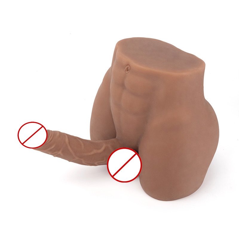 Lifelike Torso Male Sex Unisex Masturbator Tight Anal Sex Toy for Men Women Gay Couple