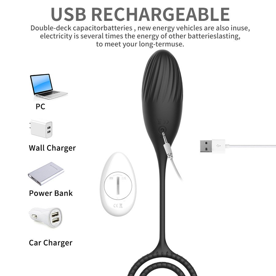 Hot Selling Anal Plug Massager For Male Double Ring Rotation Vibrates The Plug Powerful Vibration Butt Plug For Men Masturbator