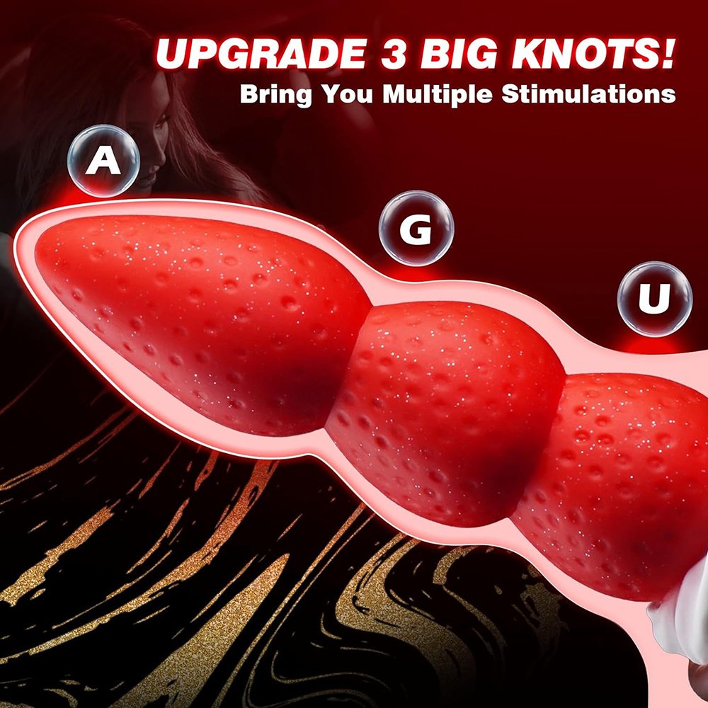 Large Strawberry Dildo Anal Plug Adult Sex Toys Soft Silicone Butt Plugs For Women Men Anus Expander Prostate Vaginal Massager