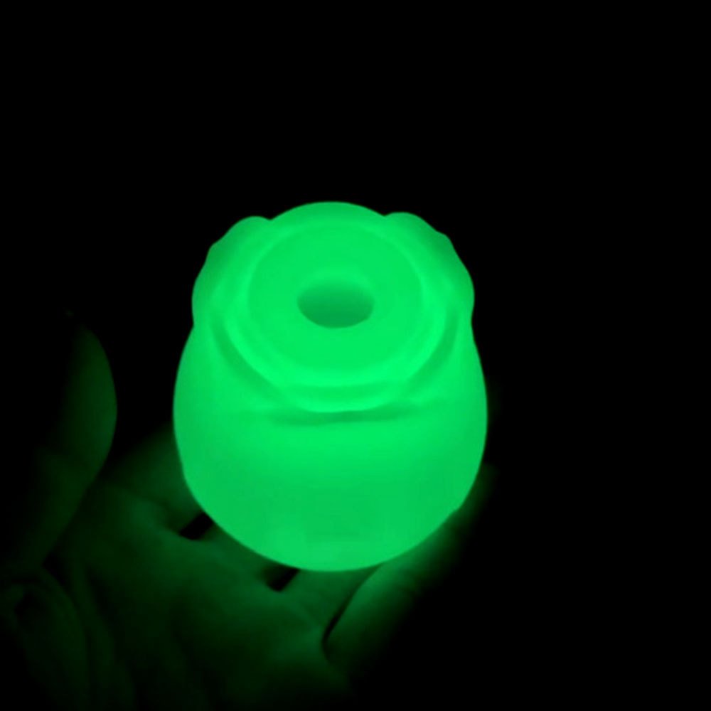 Aizhilian Sex toy factory manufacturing Glow Rose-style sucking vibrator and selling directly by factory