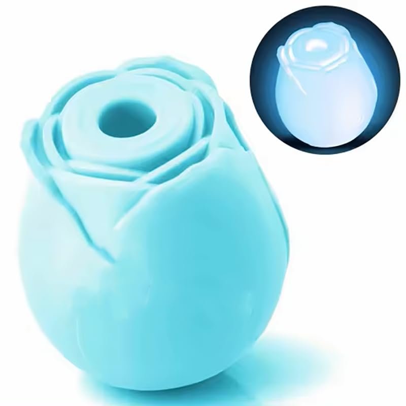 Aizhilian Sex toy factory manufacturing Glow Rose-style sucking vibrator and selling directly by factory