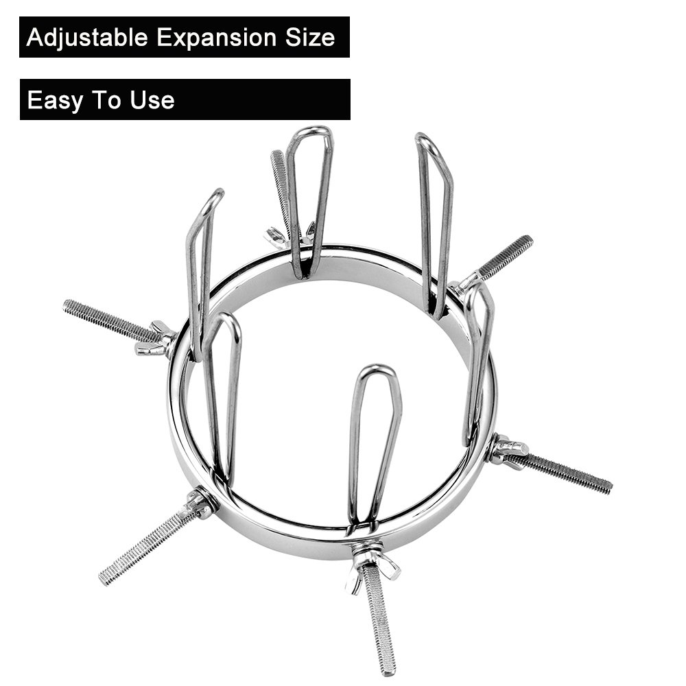 Adjustable Stainless Steel and Aluminium Alloy Anal Dilators Butt Plug Sex Toys for Women and Men Juguetes Sexuales