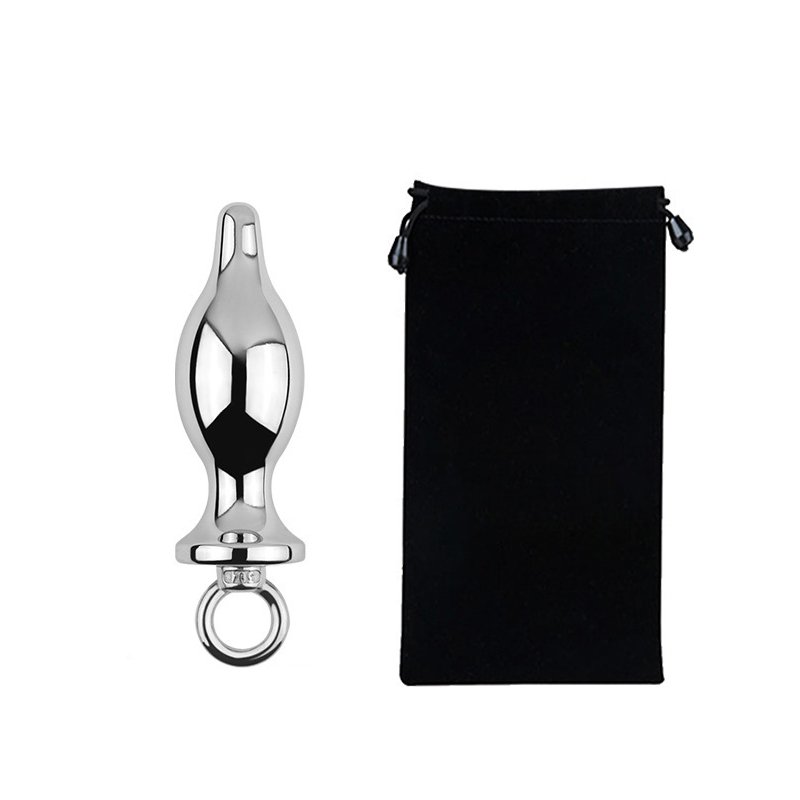 Stainless Steel Pull Ring Anal Plug Sex Convenient and Comfortable Sex Toy Plug intimate toys masturbators
