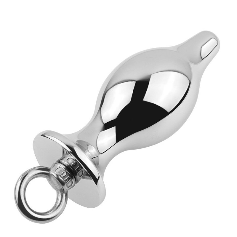 Stainless Steel Pull Ring Anal Plug Sex Convenient and Comfortable Sex Toy Plug intimate toys masturbators