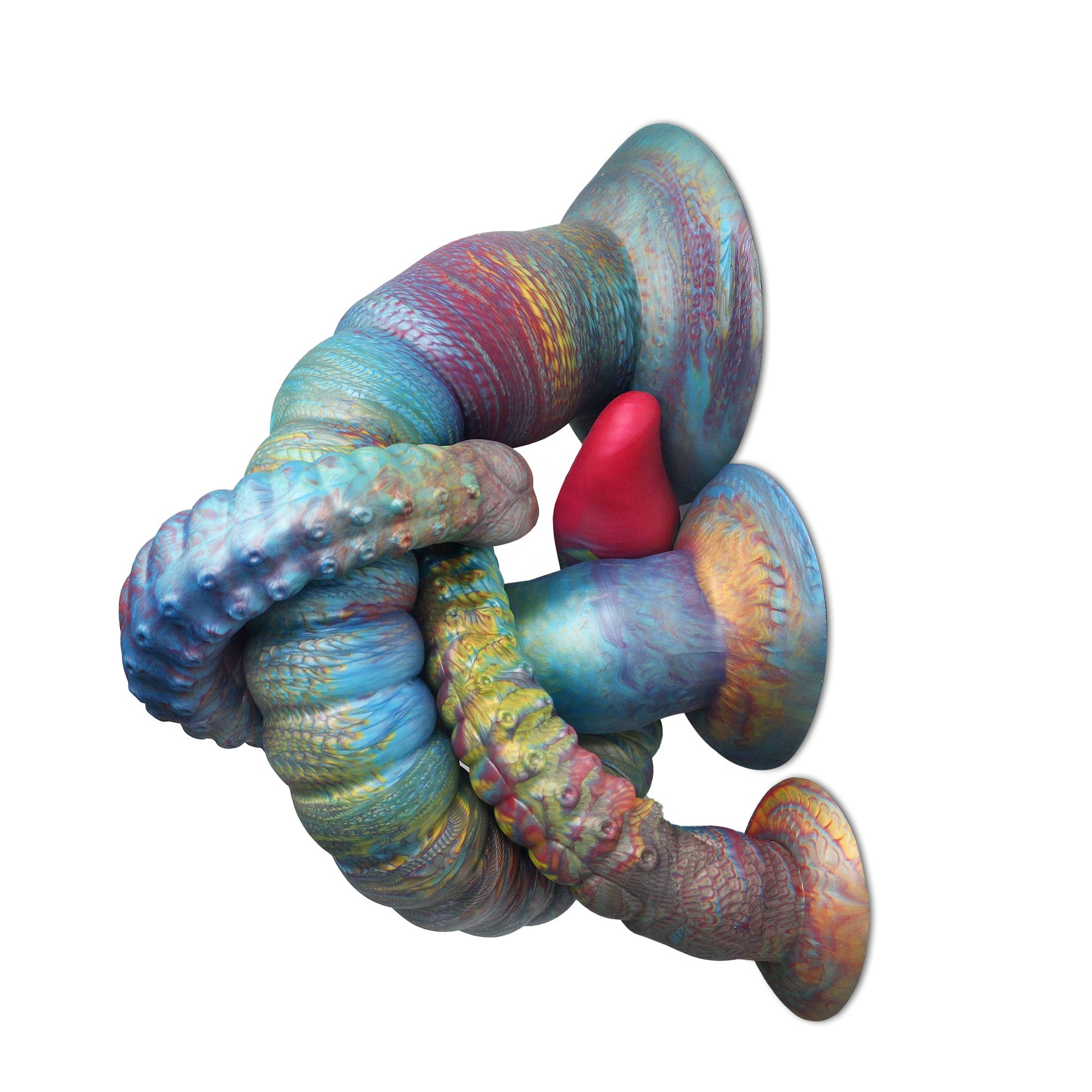 CustomSoft Silicone Xxxl Large Long Anal Plug and Beads Comfortable and Wearable Sex Toy for Men and Women