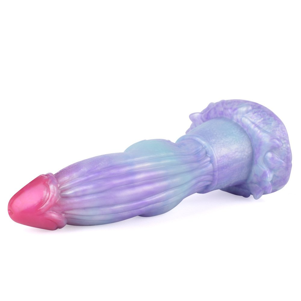 Ice Dragon Liquid Silicone Dildo - Dual Pleasure Adult Sex Toy for Vaginal and Anal Orgasms