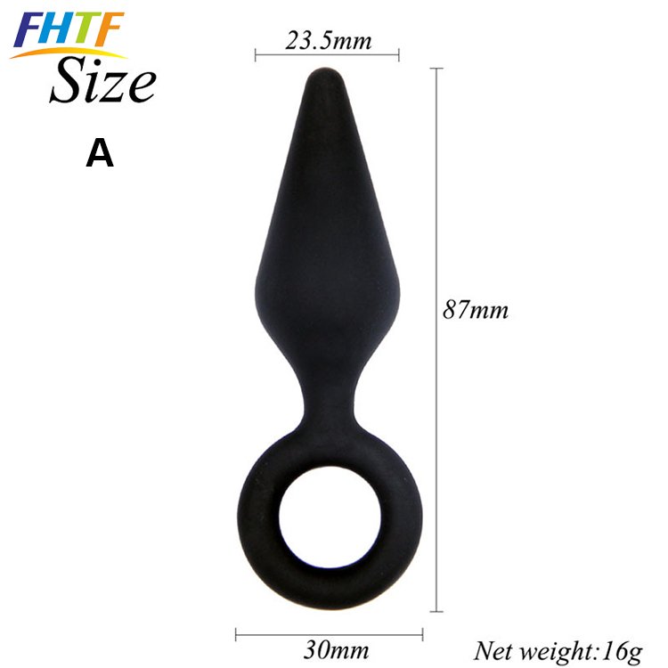 5PCS Silicone Soft easy to clean Anal Plug Set Sensuality butt plug anal pleasure toys