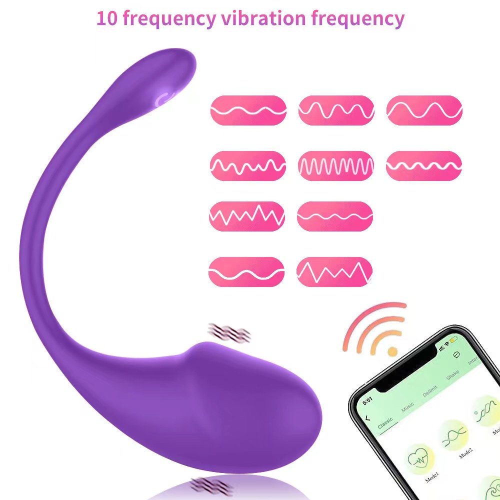 Wearable APP Remote Control Shaped Vagina Balls Bullet Vibrator Sex Toys Panty Vibrating Jump Egg for Women