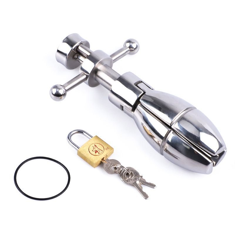 HLYC Stainless steel anal dilator Adult toy sex toy Anal plug G-spot stimulation