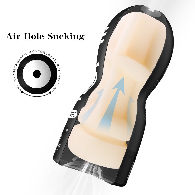 Netphi Anal Male Masturbator Manual Cup with 3D Realistic Vagins for Man Masturbation Portable Pocket Pussy for Male Sex Toy