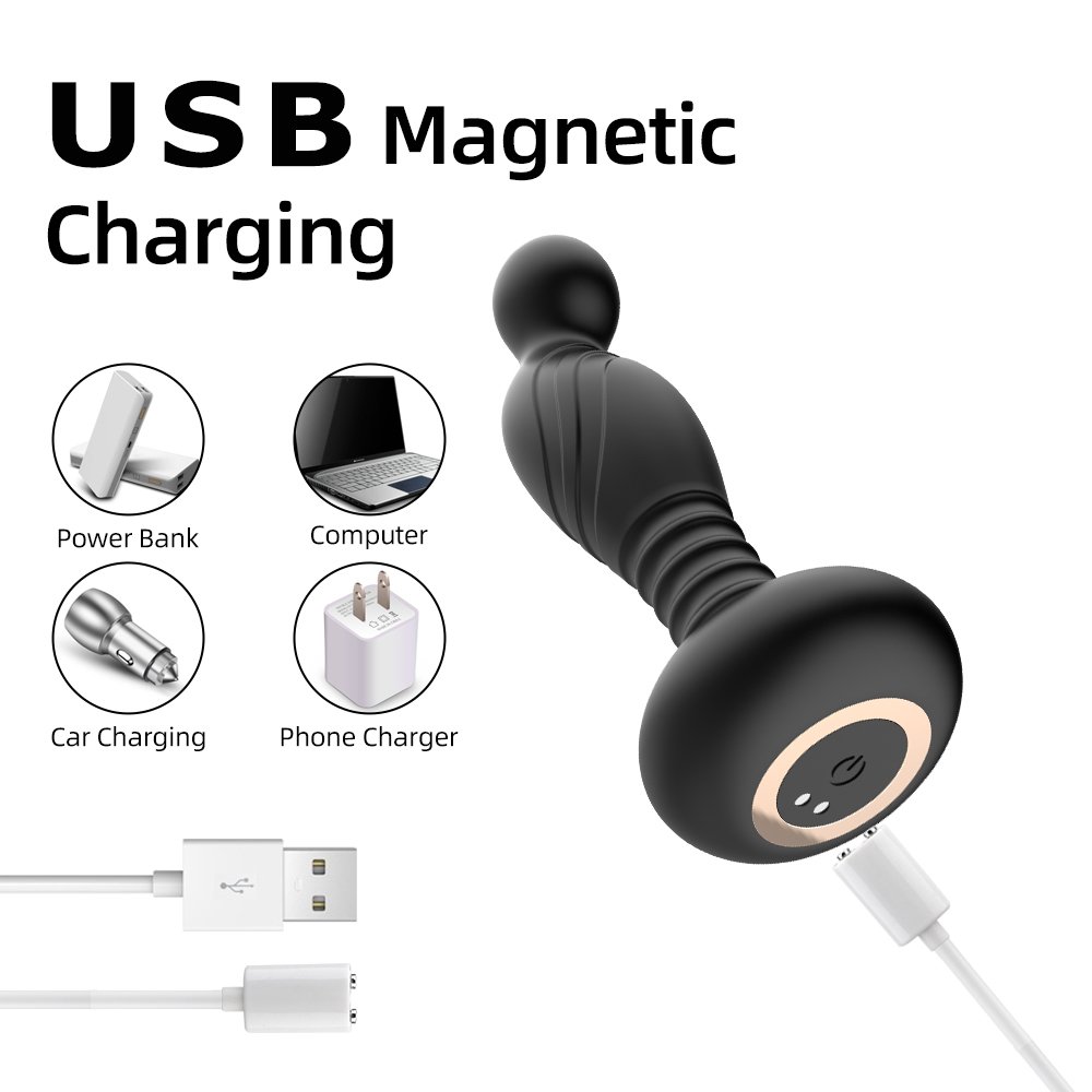 Remote Controlled 10 Flapping Vibration Anal Butt Plug Adult Toys Vibrator for Men Couple Pleasure Anal Plug Male Sex Toy