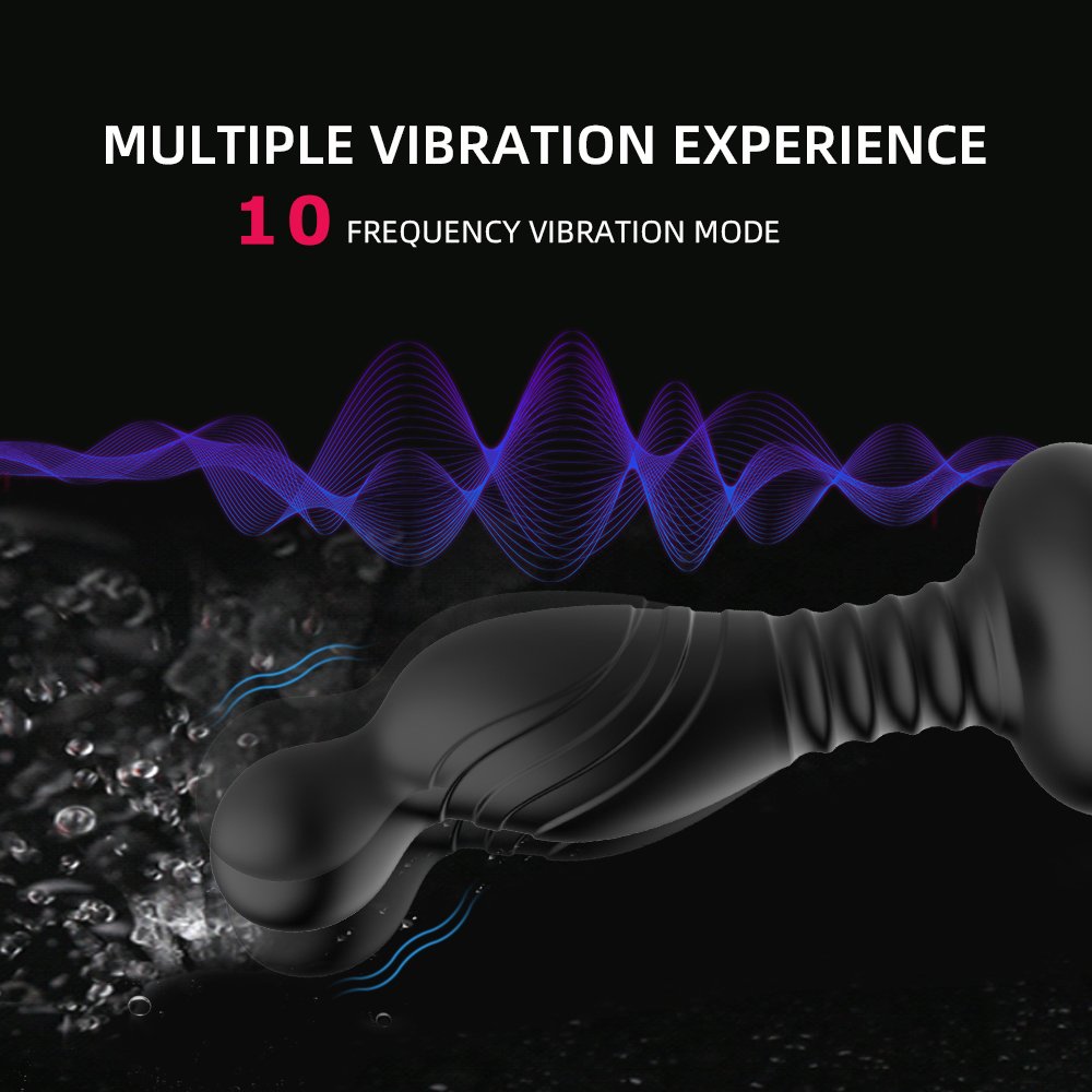 Remote Controlled 10 Flapping Vibration Anal Butt Plug Adult Toys Vibrator for Men Couple Pleasure Anal Plug Male Sex Toy