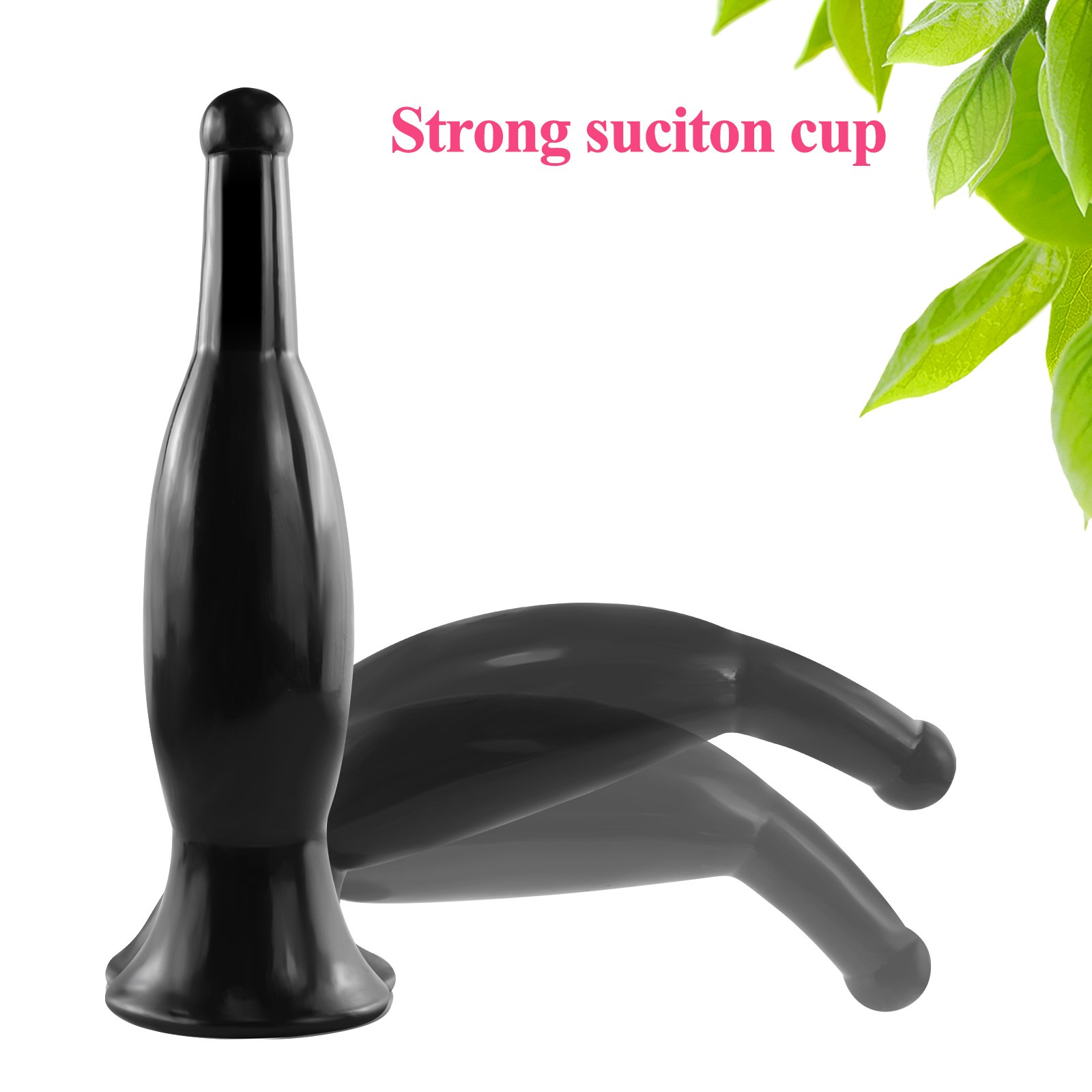 Butt Plug for Anal Plug Adult Sex Toy Silicone Anal Plug for Couples Black Latex