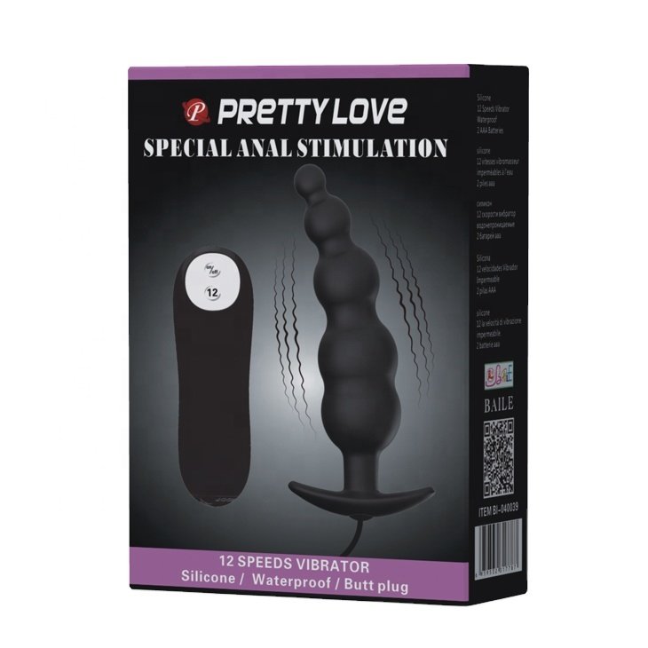 Anal Vibrator Sex Toy for Women Anal Beads Vibrators Gay Prostate Massage Smooth Butt Silicone but plugs Sex Toys for Couple