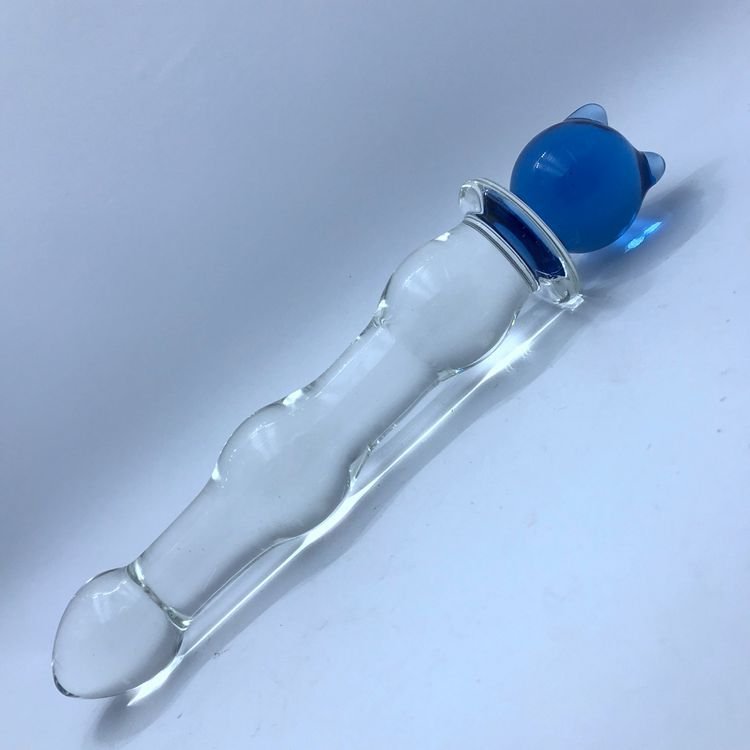 Large Size Crystal Anal Plug Moon Heart Star Bear Shaped Decorated Vagina Anus Stimulation Glass Dildo Sex Toys