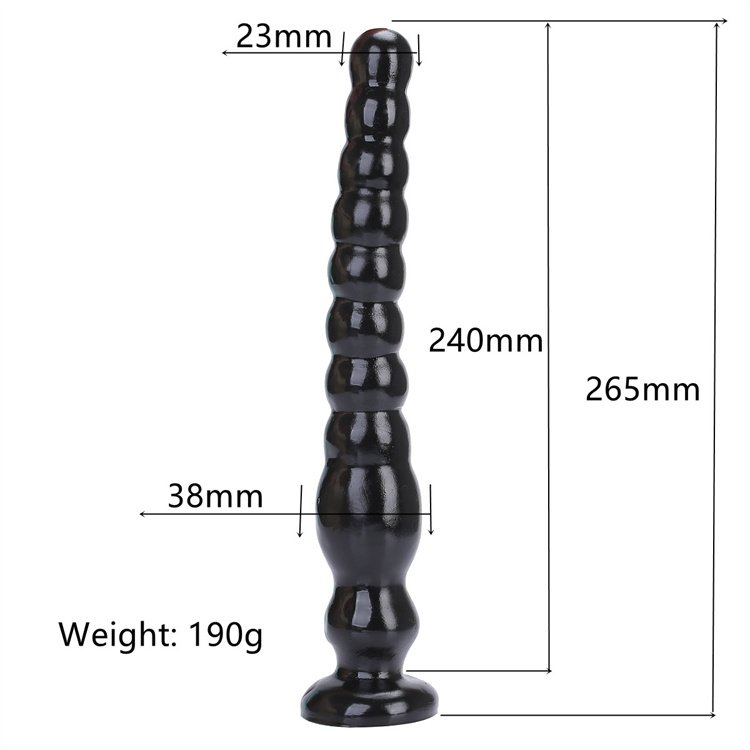 Super Long Crystal Gay Anal Plug Small Penis Anal Beads for Couples Adult Flirting Sex Toy Supply
